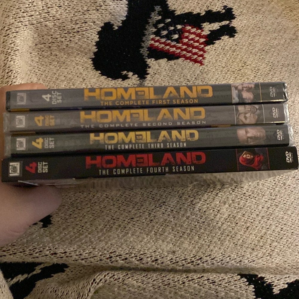 “Homeland” TV Show - Complete Seasons 1 - 4 on DVD